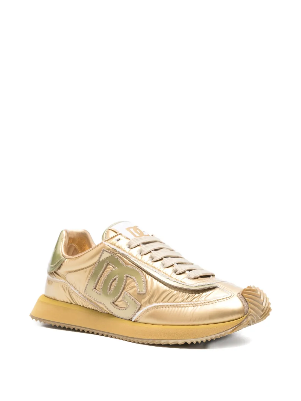 Dolce & Gabbana DG Cushion sneakers met logo - Goud