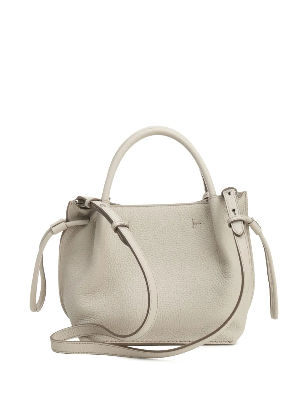 Tod's Leather Bucket Bag In Neutral