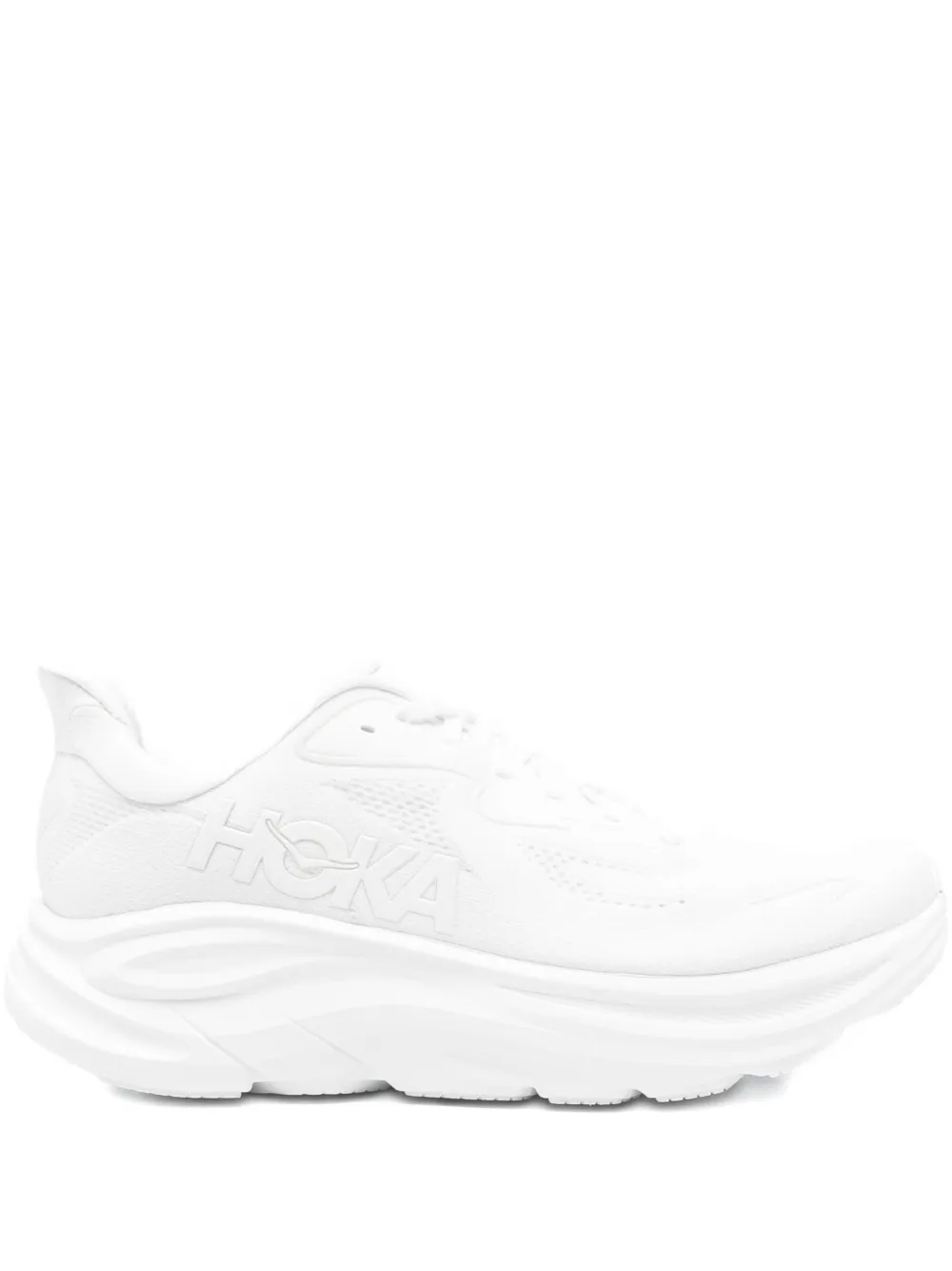 HOKA Clifton 10 logo-detail sneakers - Bianco