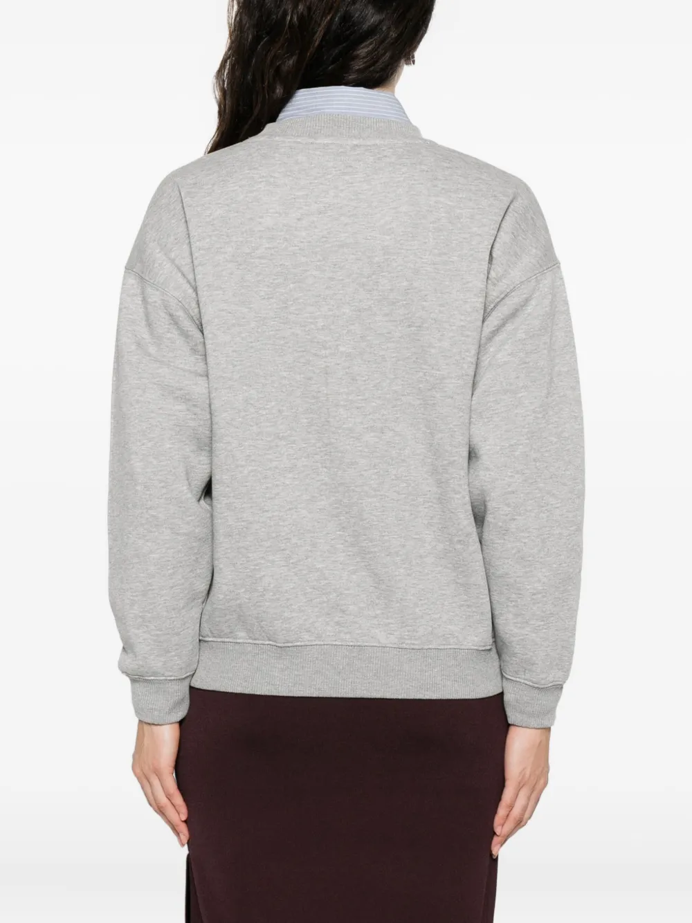 ANINE BING Spencer logo-print sweatshirt Grijs