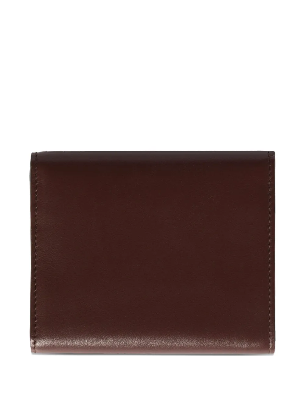 Miu Miu logo leather wallet - Bruin