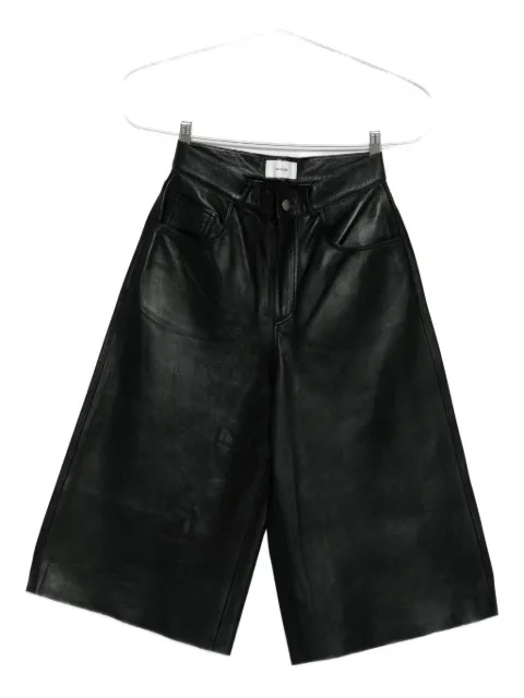 Haikure leather shorts
