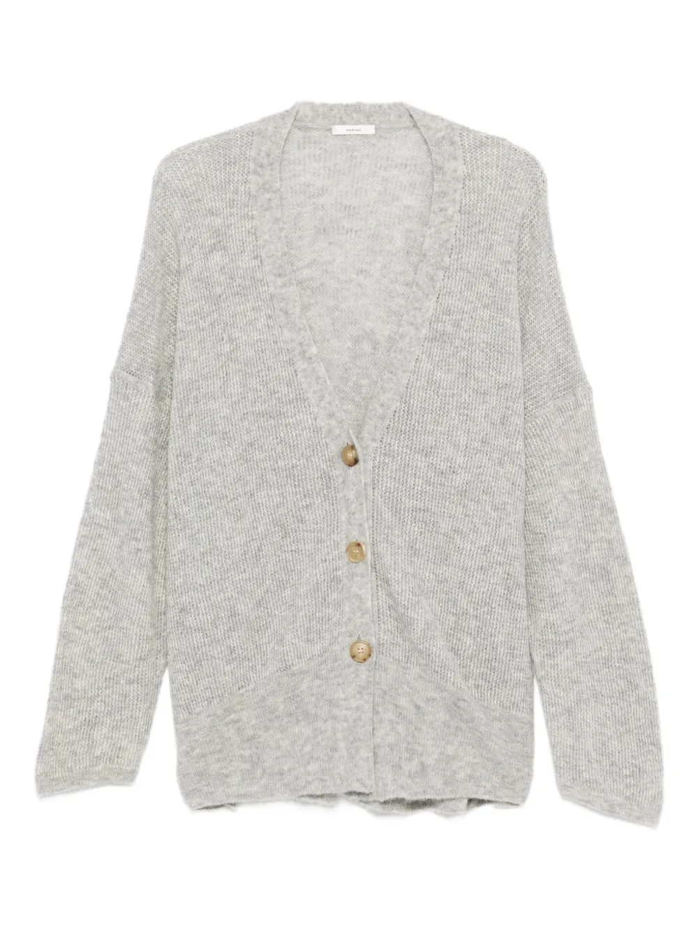 Haikure V-neck cardigan Grijs