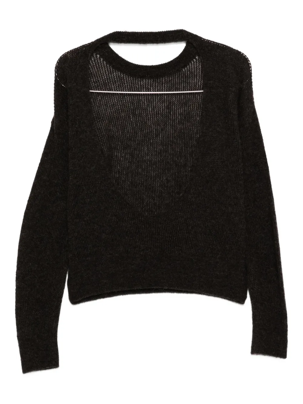 Haikure open-back sweater Bruin
