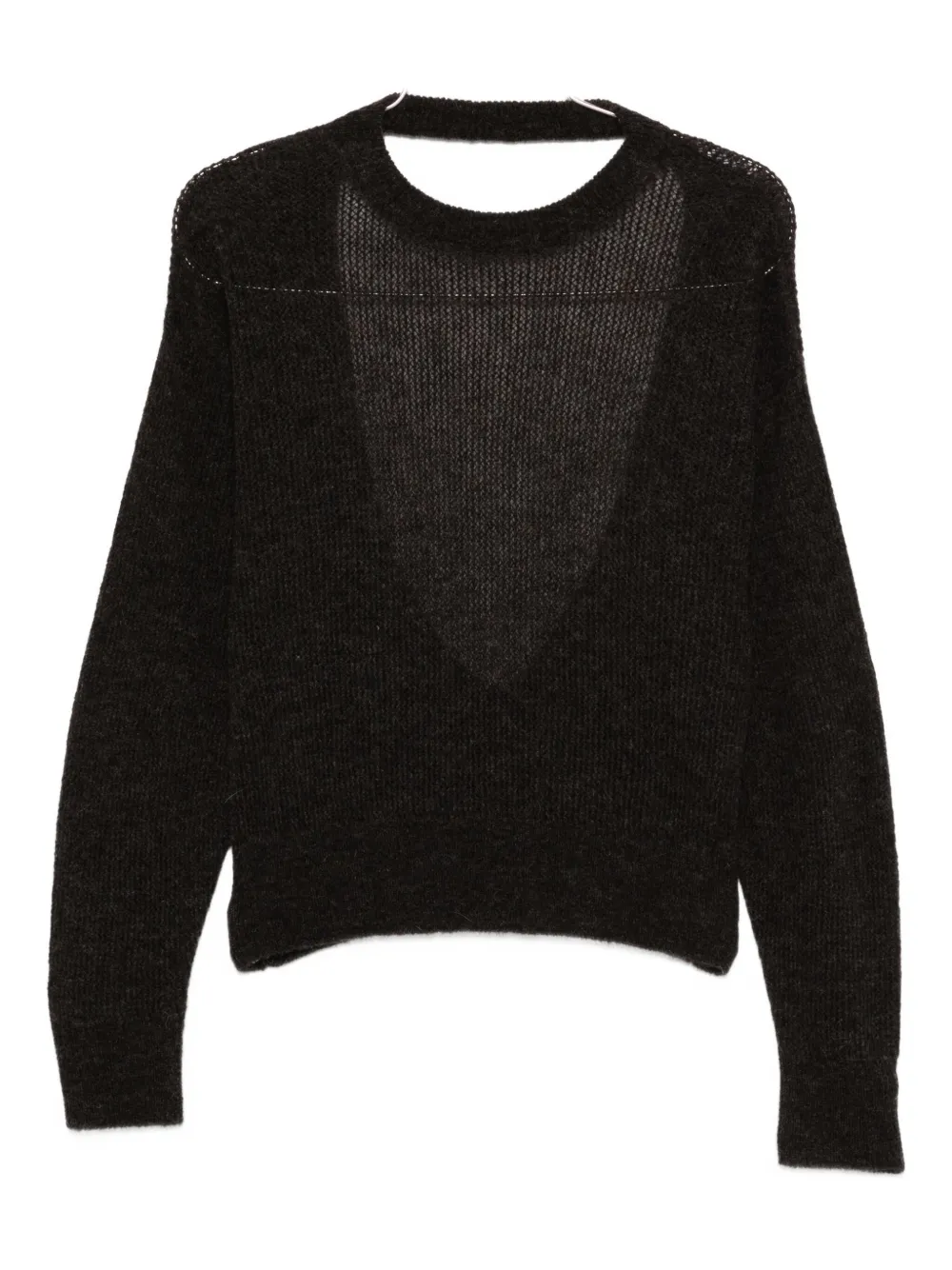 Haikure open-back sweater Bruin