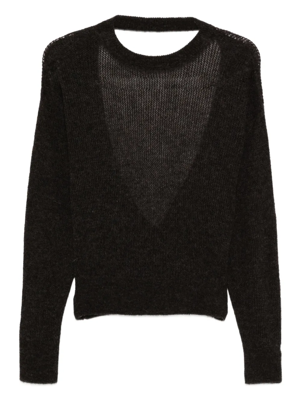 Haikure open-back sweater Bruin