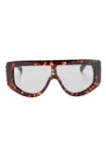 Gucci Eyewear oval-frame sunglasses - Brown