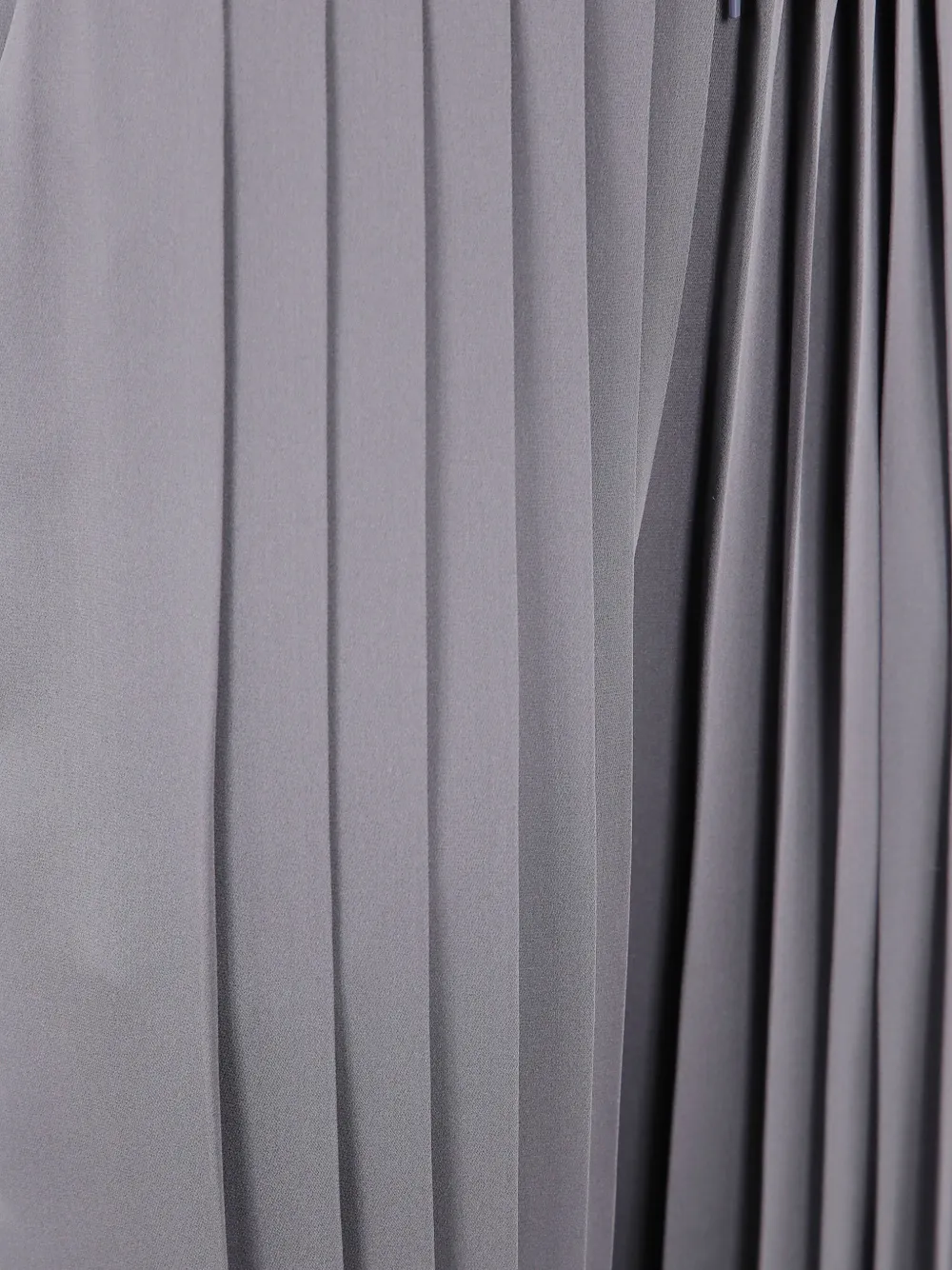 Giorgio Armani pleated silk trousers Grijs