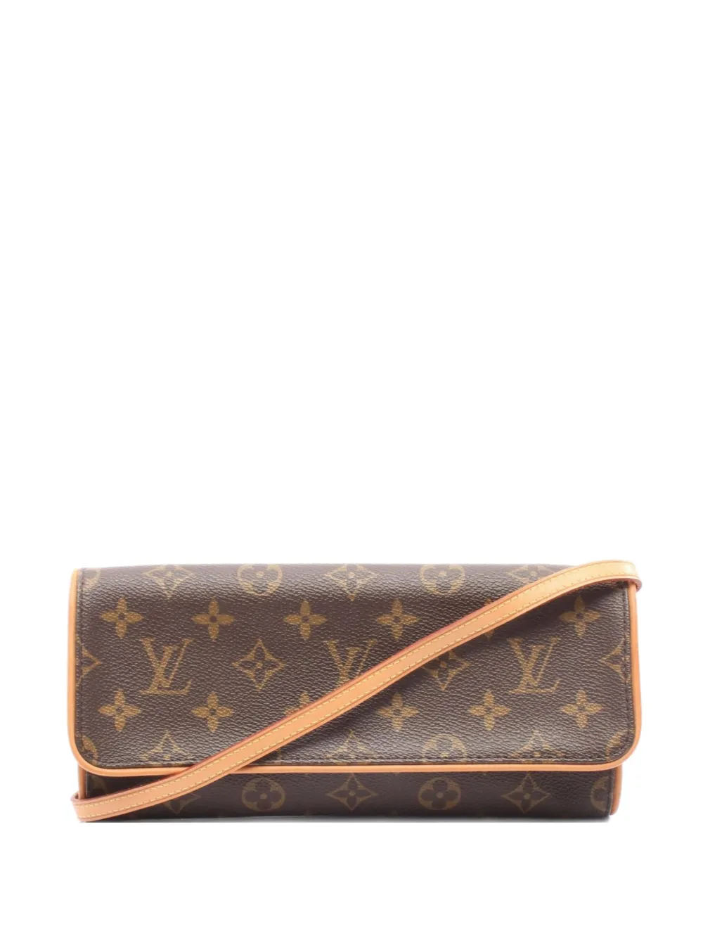 Louis Vuitton Pre-Owned 2001 Pochette Twin GM shoulder bag - ブラウン Louis Vuitton Pre-Owned 2001 Pochette Twin GM shoulder bag - ブラウン