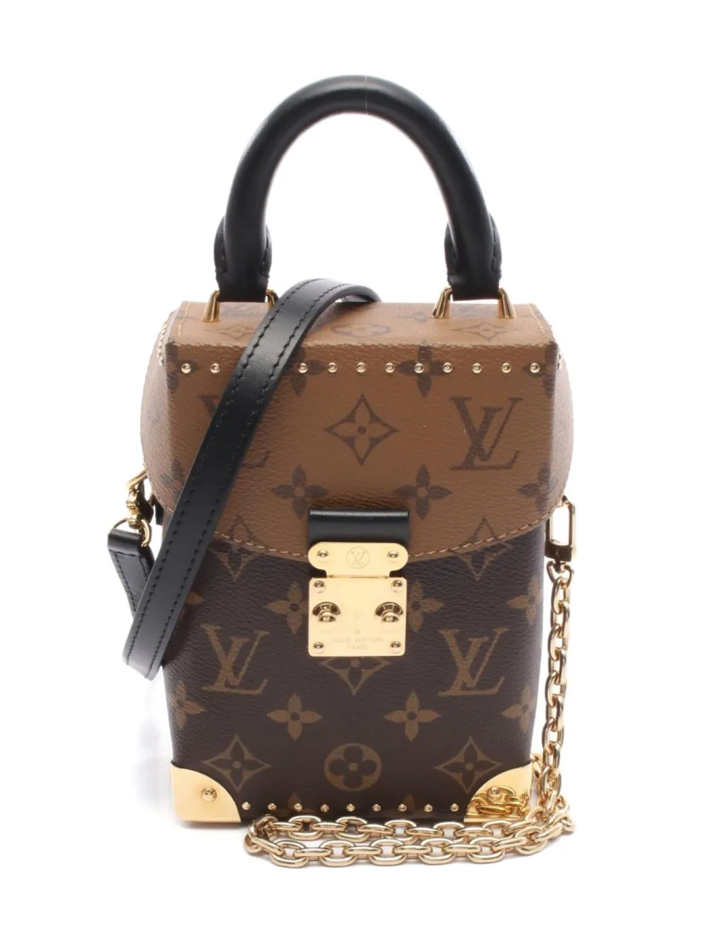 Louis Vuitton Pre-Owned 2021 Camera Box tote bag - ブラウン Louis Vuitton Pre-Owned 2021 Camera Box tote bag - ブラウン