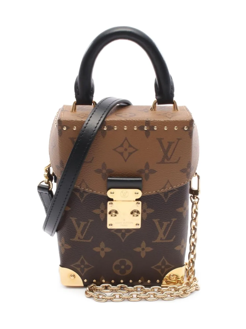 Louis Vuitton Pre-Owned 2021 Camera Box ハンドバッグ - ブラウン Louis Vuitton Pre-Owned 2021 Camera Box ハンドバッグ - ブラウン