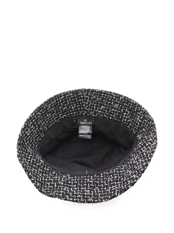 CHANEL Pre-Owned 1986 Bucket Hat Black FARFETCH ID