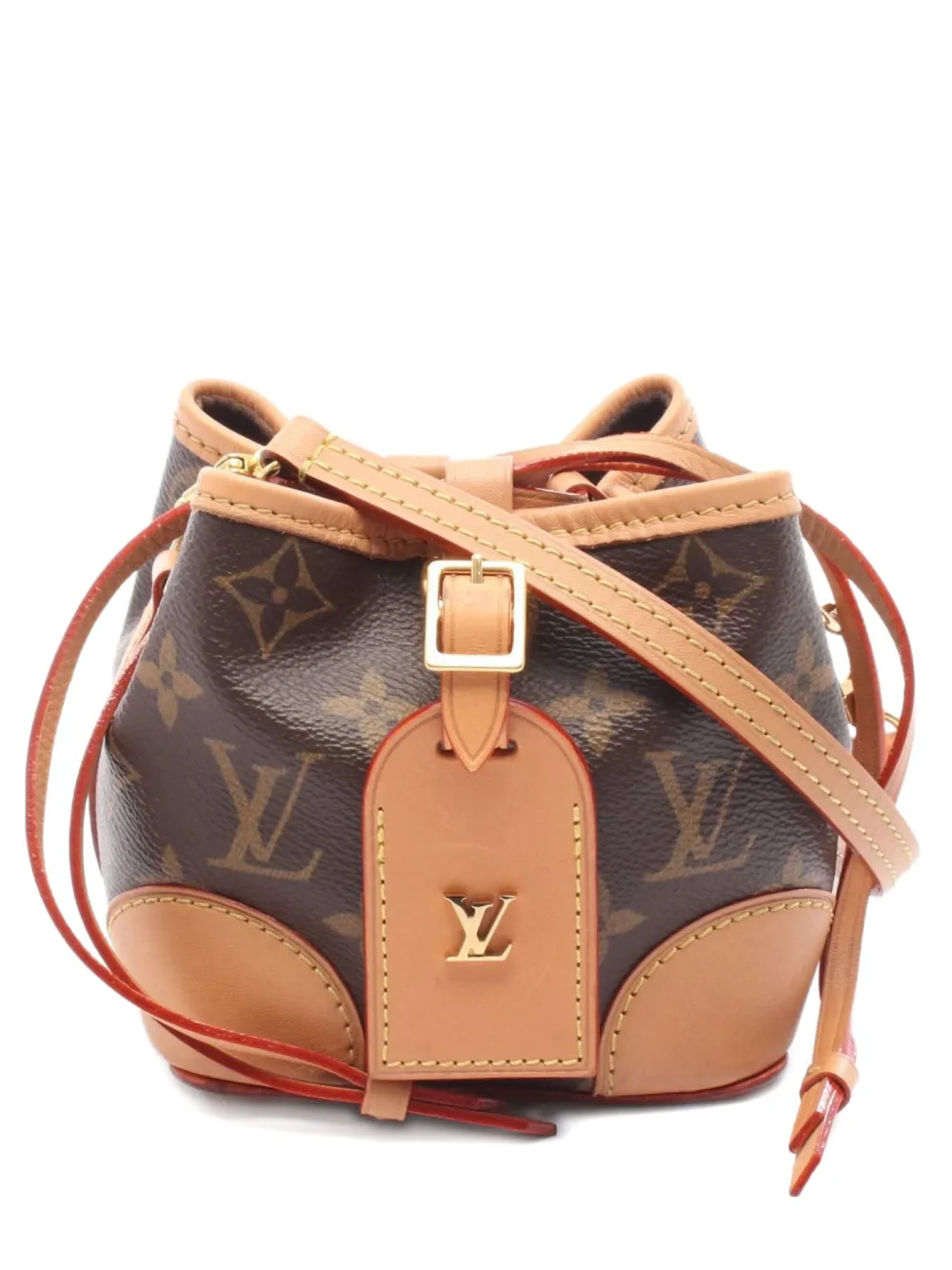 Louis Vuitton Pre-Owned 2020s ノエ パース ショルダーバッグ - ブラウン Louis Vuitton Pre-Owned 2020s ノエ パース ショルダーバッグ - ブラウン