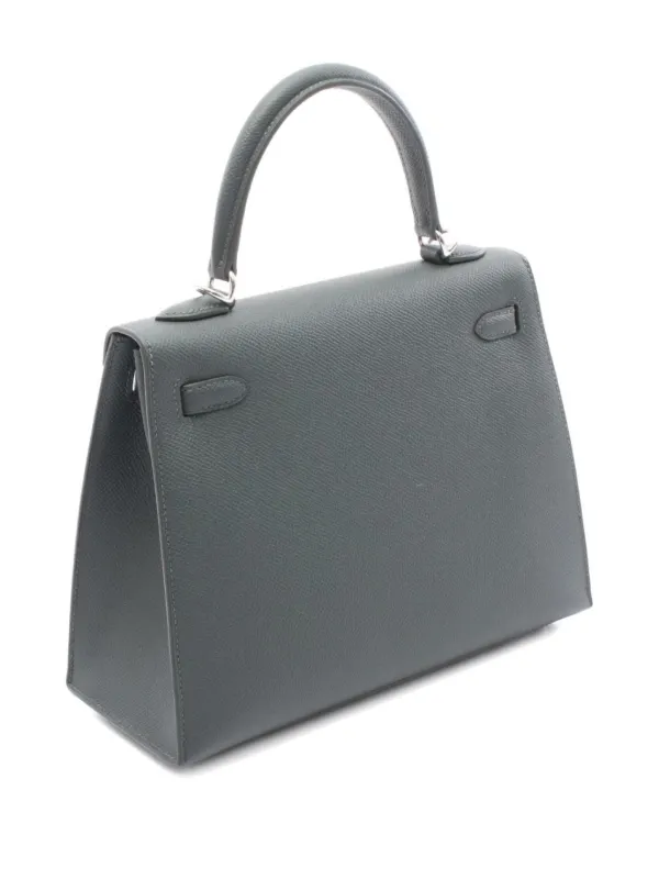 Hermès Pre-Owned Borsa Tote Kelly 25 Vale Mangrove 2025 Grigio