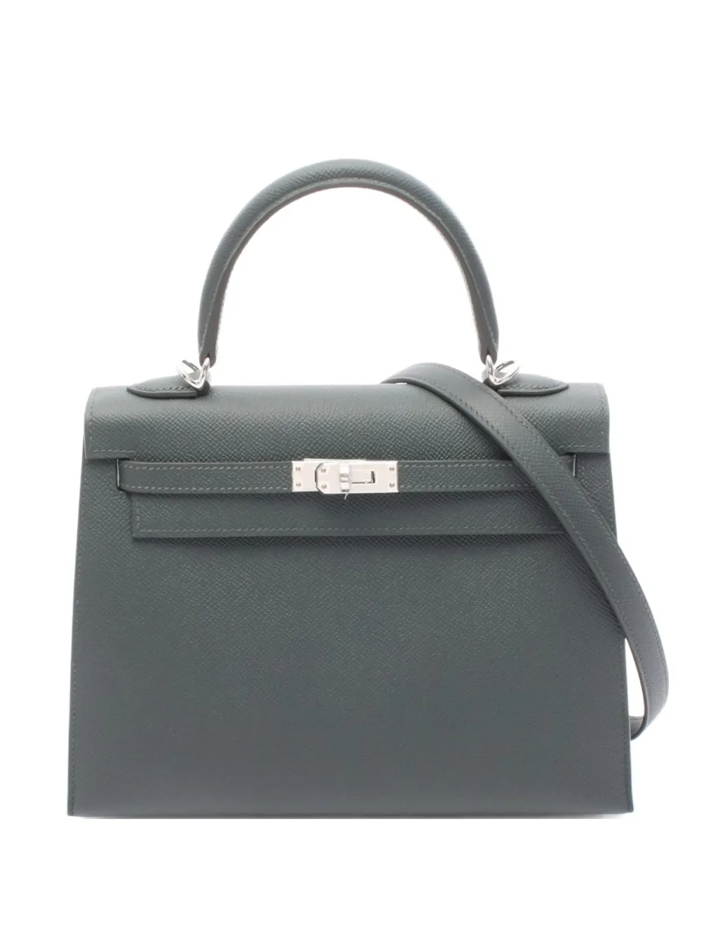 Hermès Pre-Owned 2025 Kelly 25 Vale Mangrove tote bag | Grey | Image 1