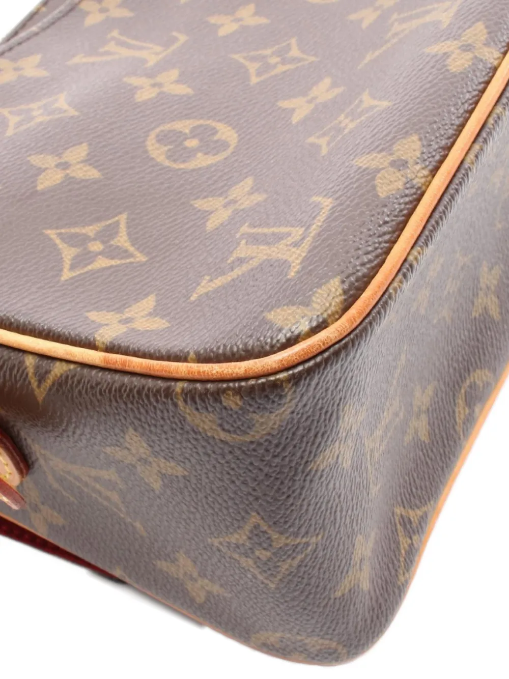 Pre-owned Louis Vuitton 2004 Vivacite Mm Monogram Shoulder Bag In Brown