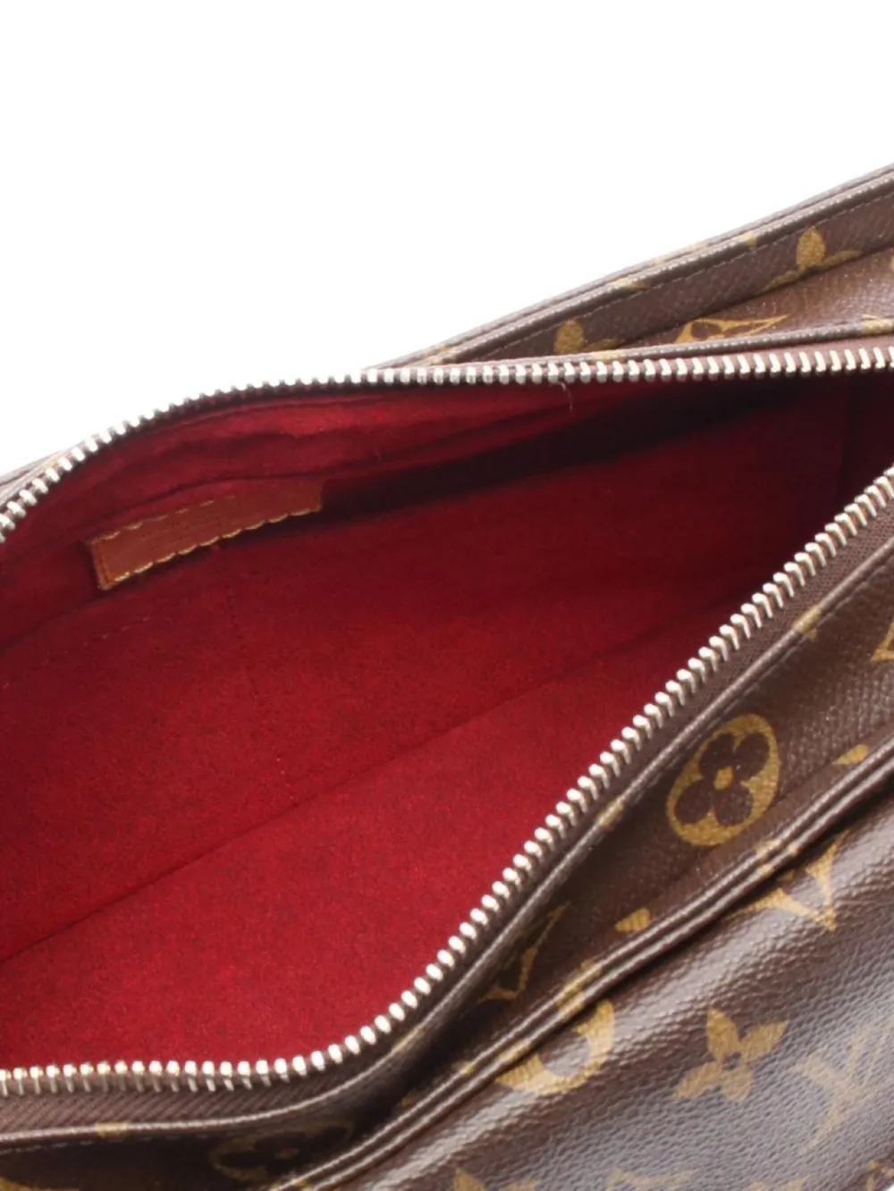 Pre-owned Louis Vuitton 2004 Vivacite Mm Monogram Shoulder Bag In Brown