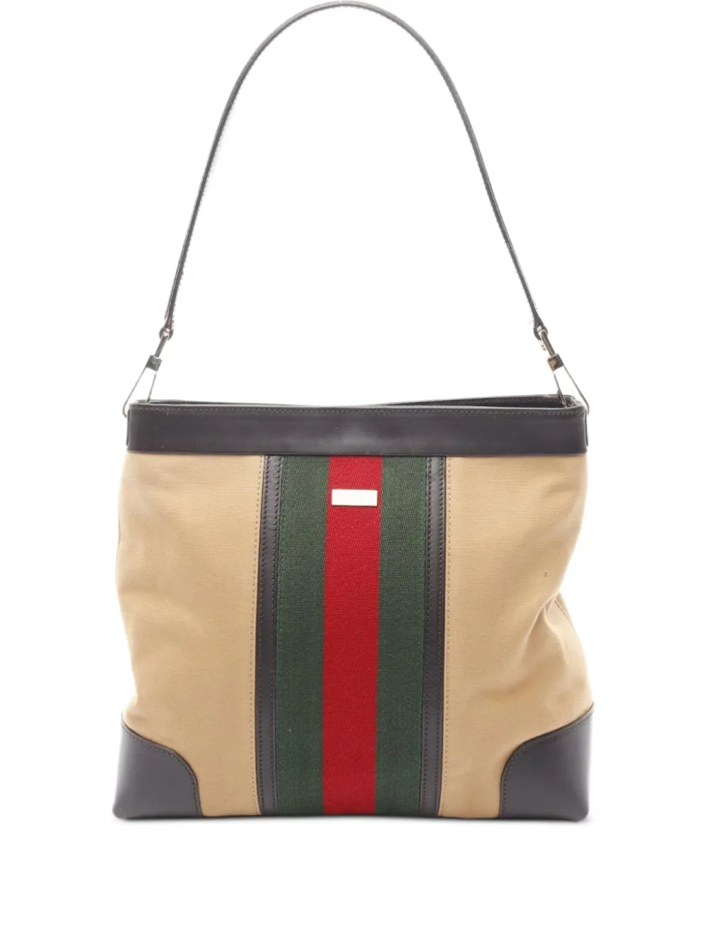 Gucci Pre-Owned 2000s シェリーレザーバッグ - ブラウン Gucci Pre-Owned 2000s シェリーレザーバッグ - ブラウン