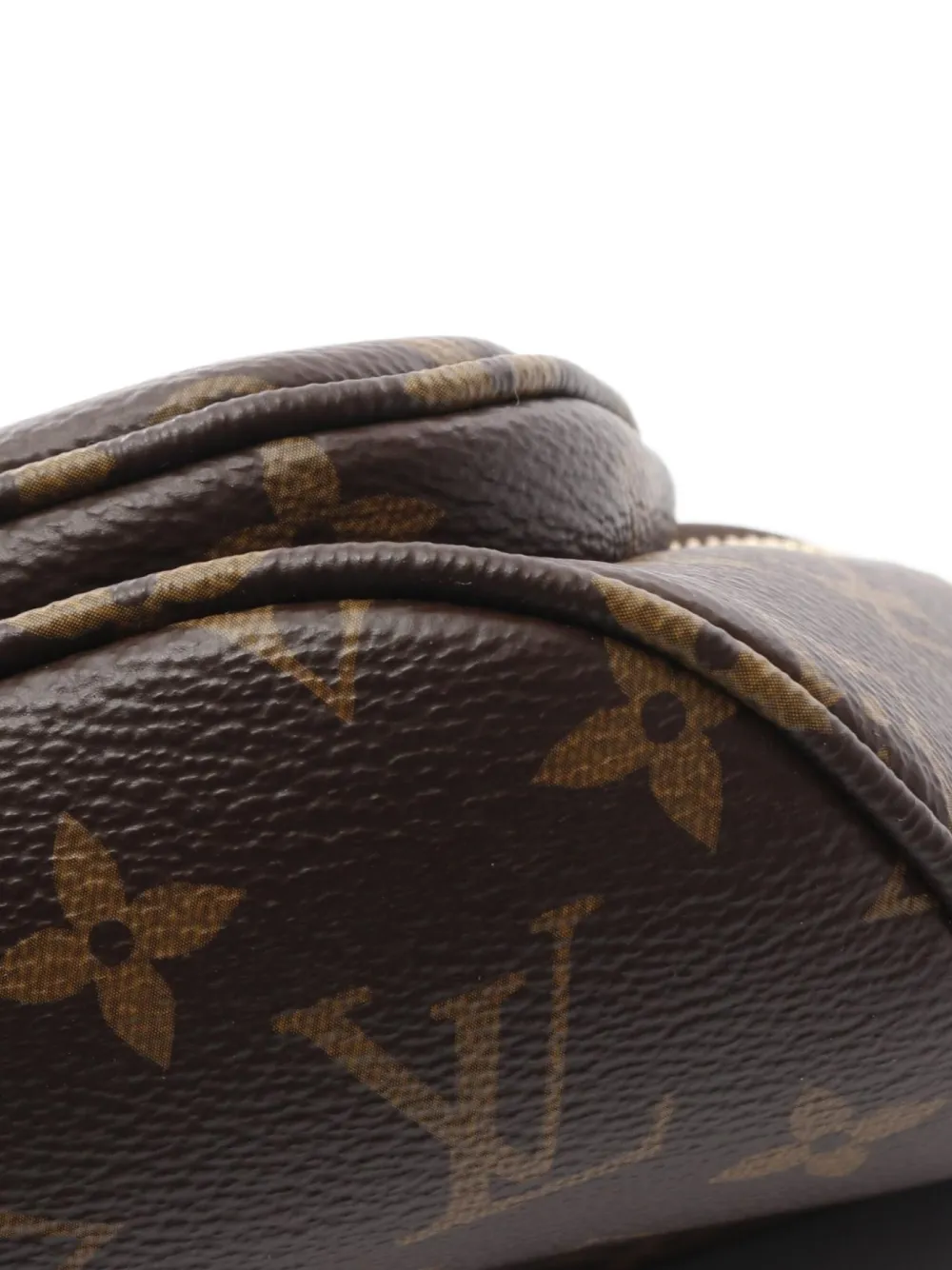 Pre-owned Louis Vuitton 2021 Mini Bumbag Monogram Chain Two-way Handbag In Brown