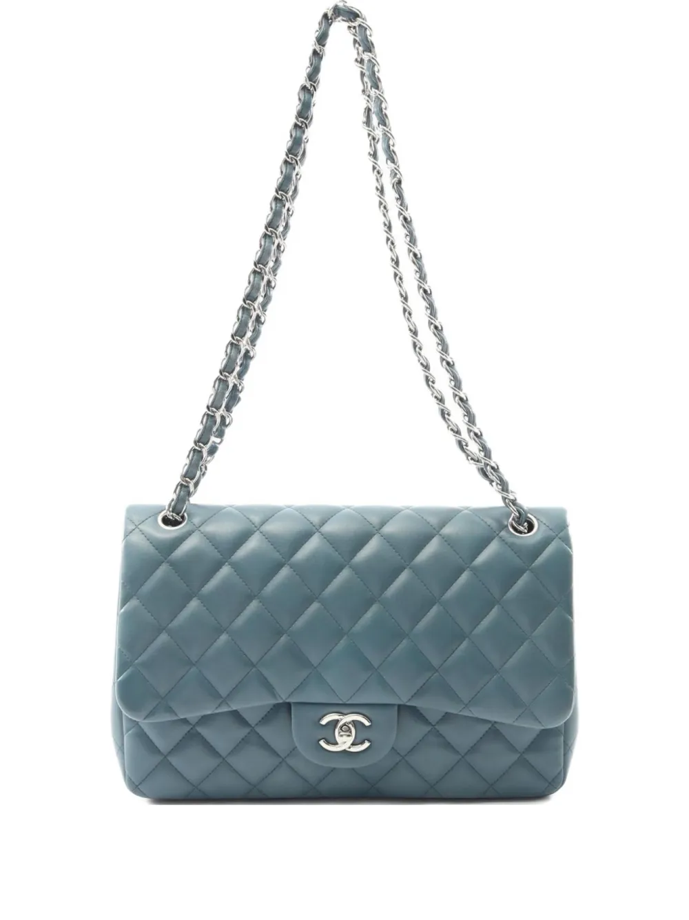 CHANEL Pre-Owned 2012-2013 Decamatelassé 30 handbag | Blue | Image 1