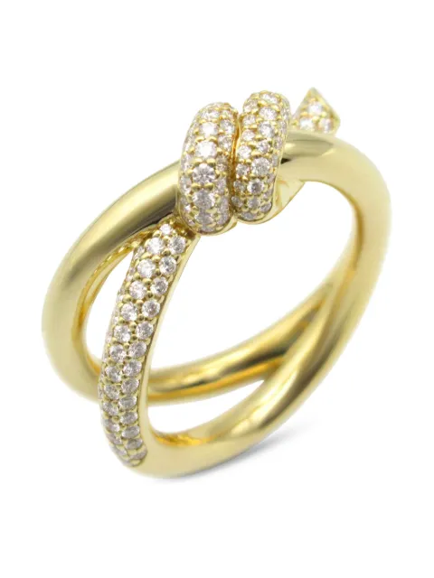 Tiffany & Co. Pre-Owned 18K yellow gold diamond Knot ring