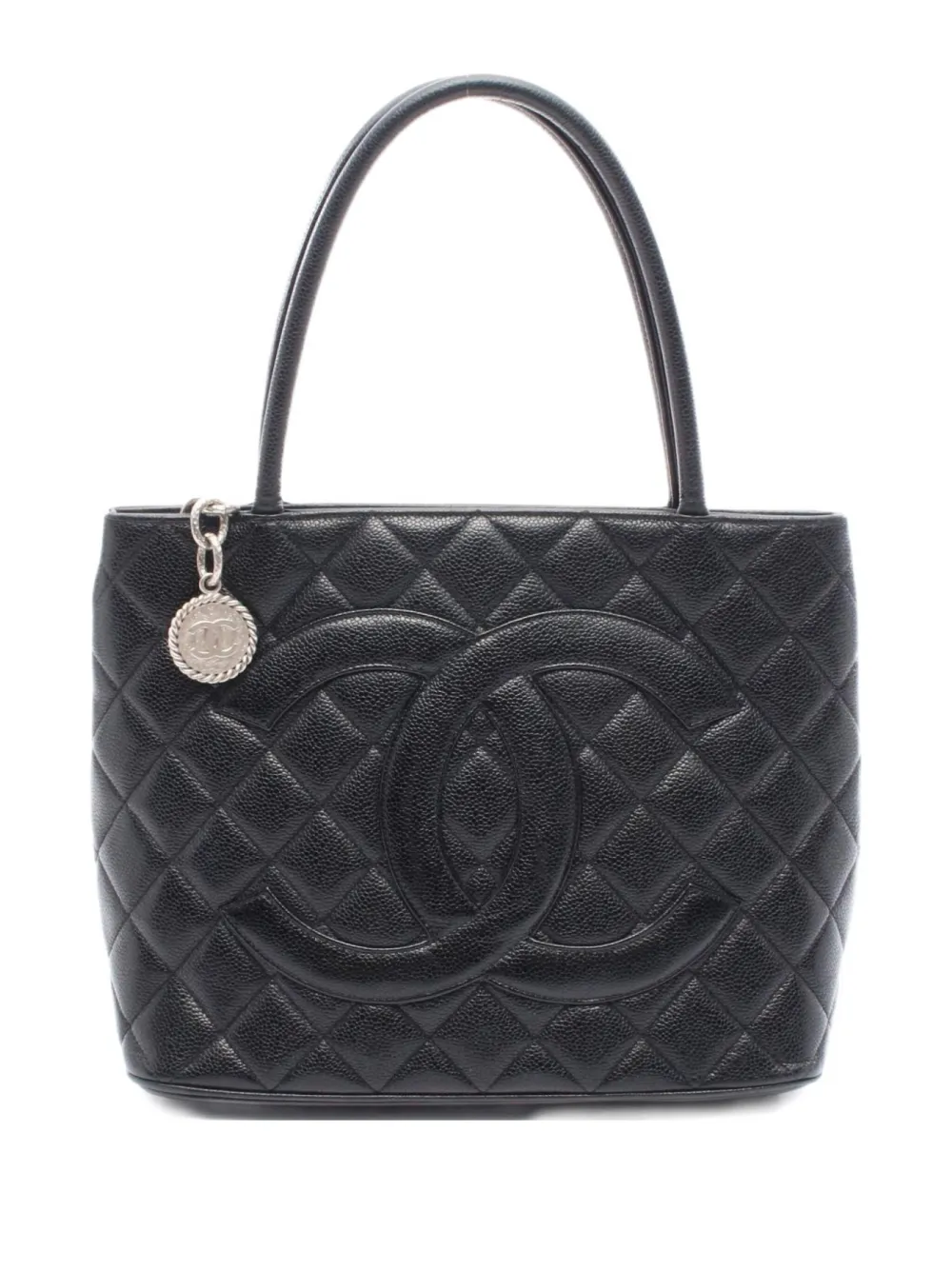 CHANEL Pre-Owned 2000-2002 Reissue tote bag - ブラック CHANEL Pre-Owned 2000-2002 Reissue tote bag - ブラック