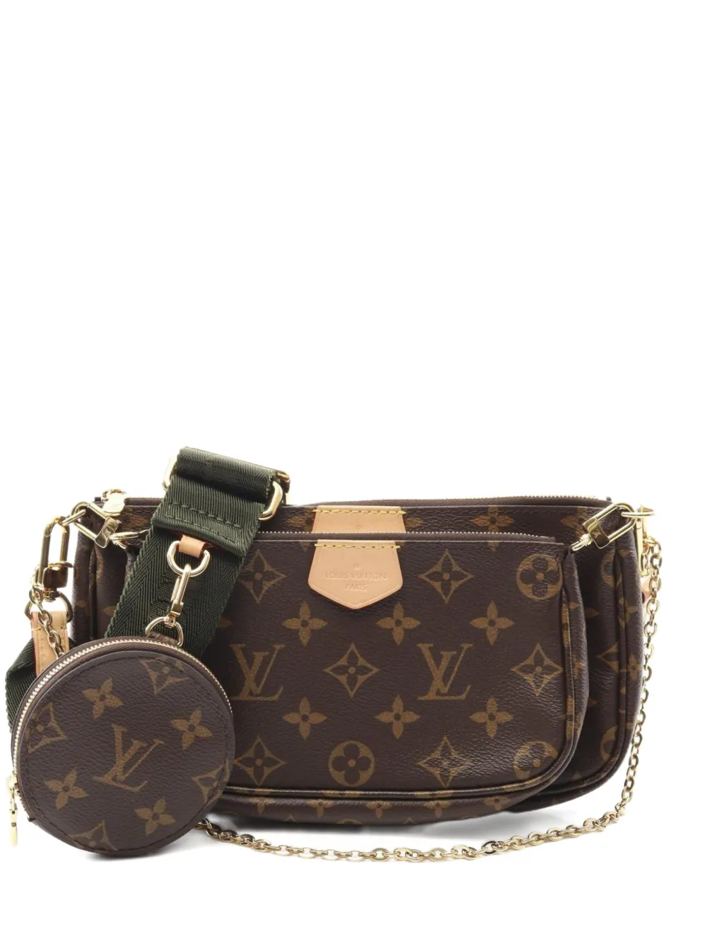 Louis Vuitton Pre-Owned 2021 マルチ ポシェット アクセソワール ハンドバッグ - ブラウン Louis Vuitton Pre-Owned 2021 マルチ ポシェット アクセソワール ハンドバッグ - ブラウン
