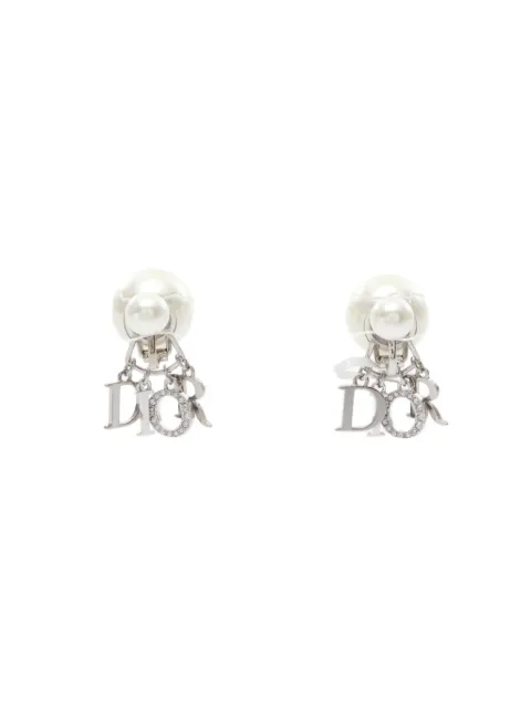 Christian Dior Pre-Owned 2010s Tribales pearl earrings