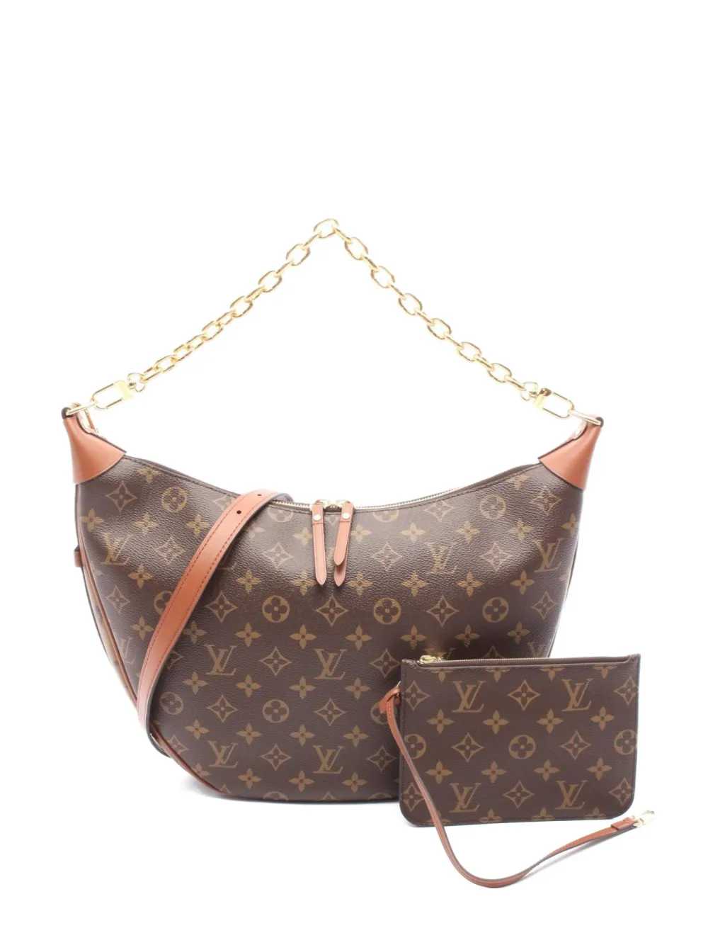 Louis Vuitton Pre-Owned 2021 Loop monogram bag - ブラウン Louis Vuitton Pre-Owned 2021 Loop monogram bag - ブラウン