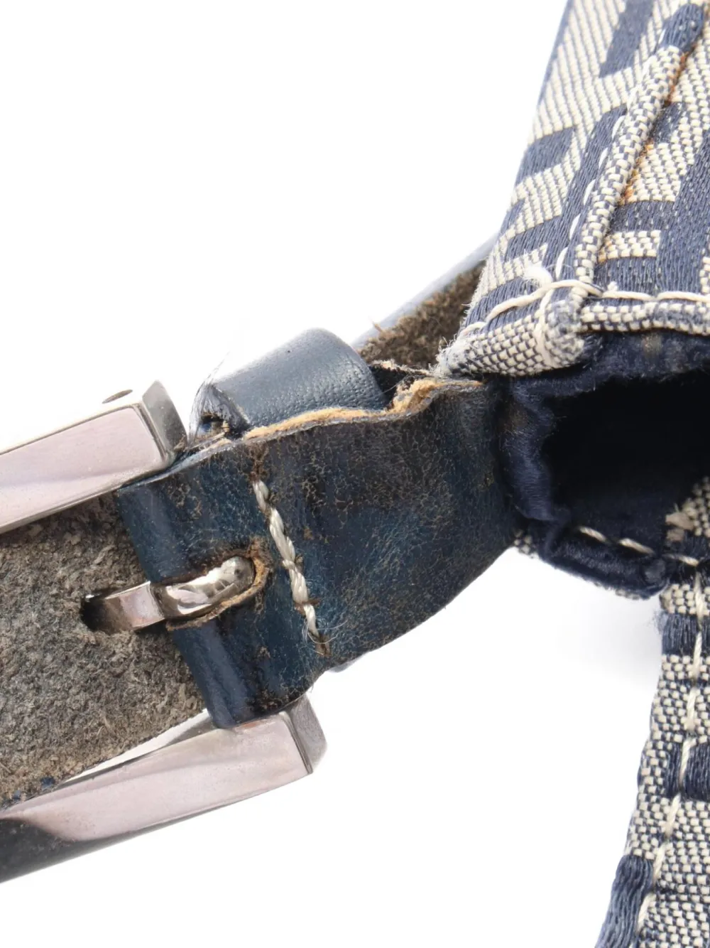 Fendi Pre-Owned 2000s Zucchino leren handtas Blauw