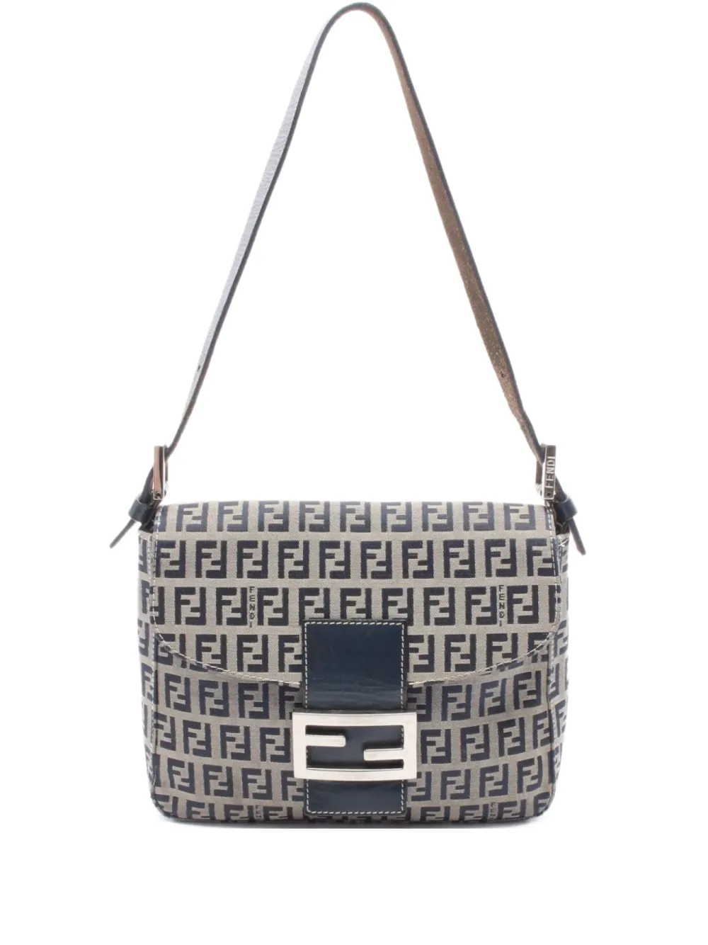 Fendi Pre-Owned 2000s Zucchino leren handtas Blauw