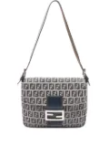 Fendi Pre-Owned 2000s Zucchino leather handbag - Blue