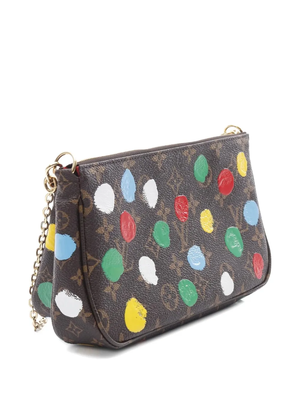 Louis Vuitton Pre-Owned 2021s x Yayoi Kusama Mini Pochette Accessoires bag | Pre-Owned | Image 2
