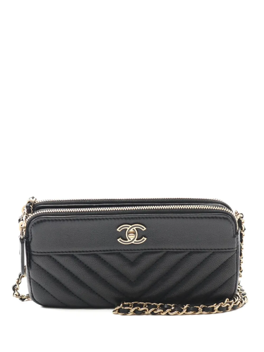CHANEL Pre-Owned 2017-2018 Mademoiselle shoulder bag - ブラック CHANEL Pre-Owned 2017-2018 Mademoiselle shoulder bag - ブラック