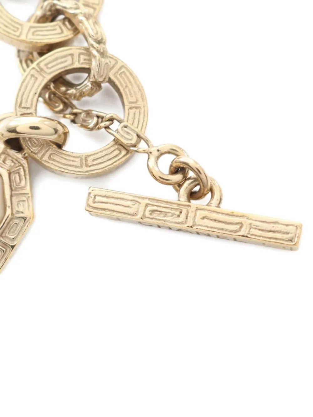 Pre-owned Chanel 1986-1988 Coco Mark Necklace In Gold