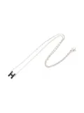 Hermès Pre-Owned 2010s Mini Pop H necklace - Silver