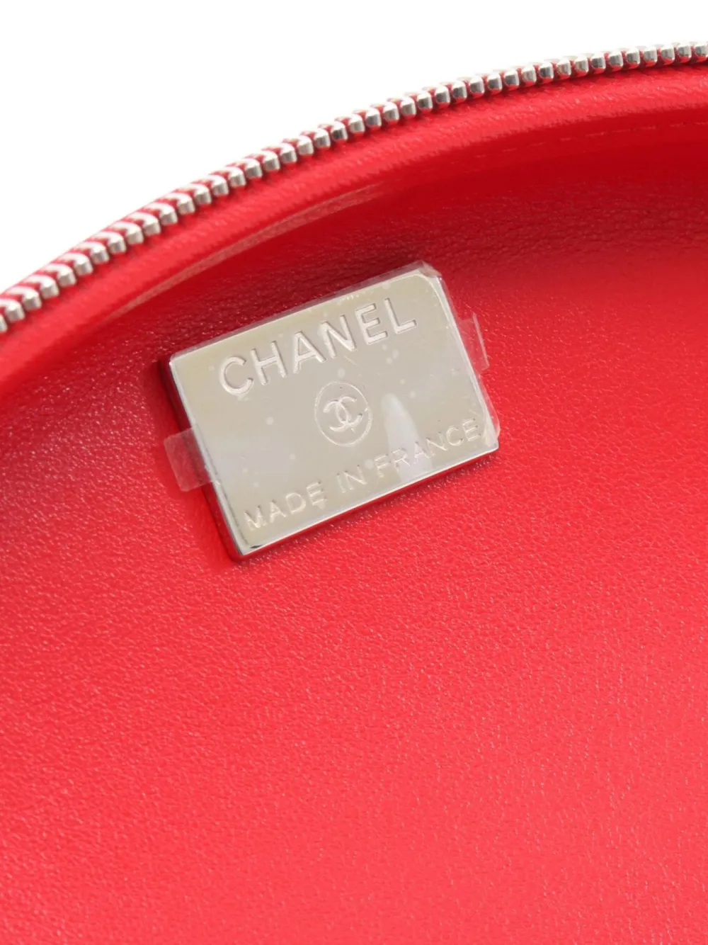 Pre-owned Chanel 2021-2022 Coco Neige Clutch Bag In Red