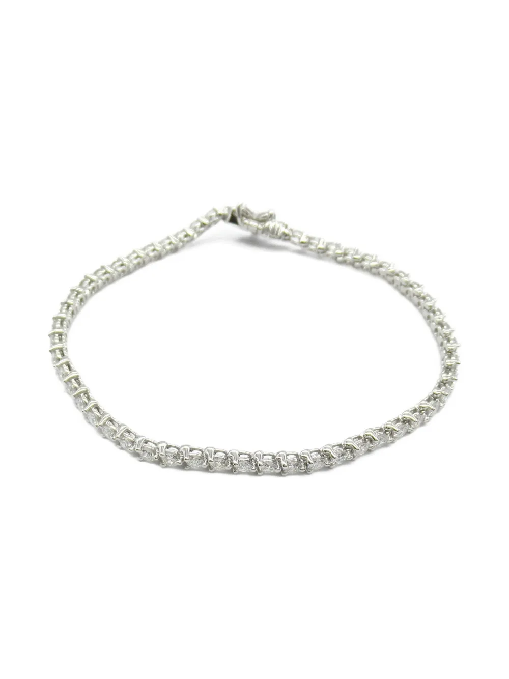 Tiffany & Co. Pre-Owned 2010 platinum Victoria diamond bracelet | Silver | Image 1