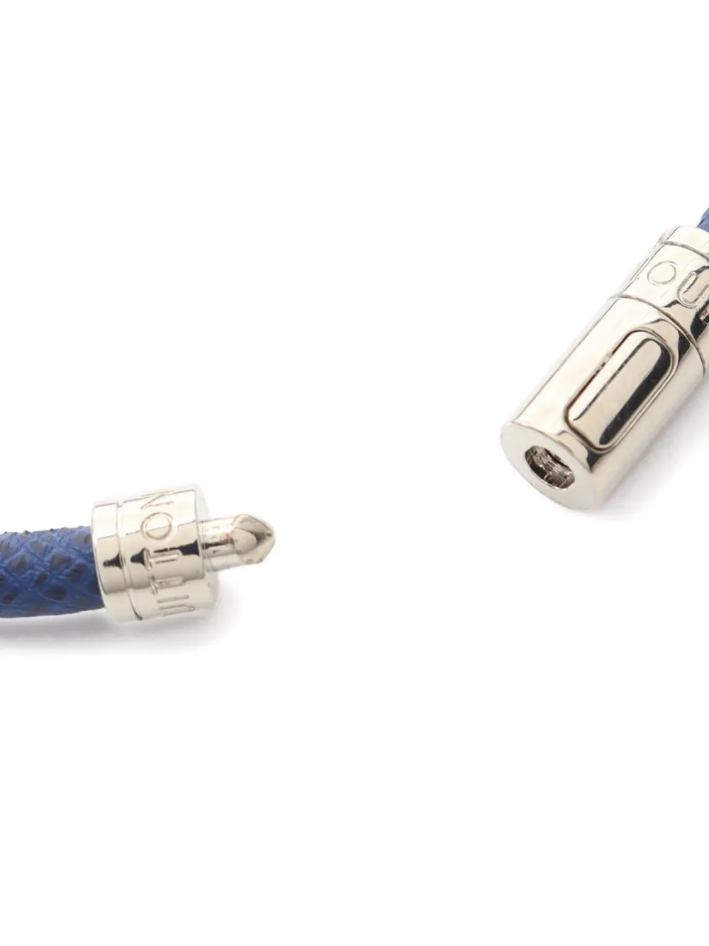 Pre-owned Louis Vuitton 2018 Neosplit Bracelet (set Of Two) In Silver