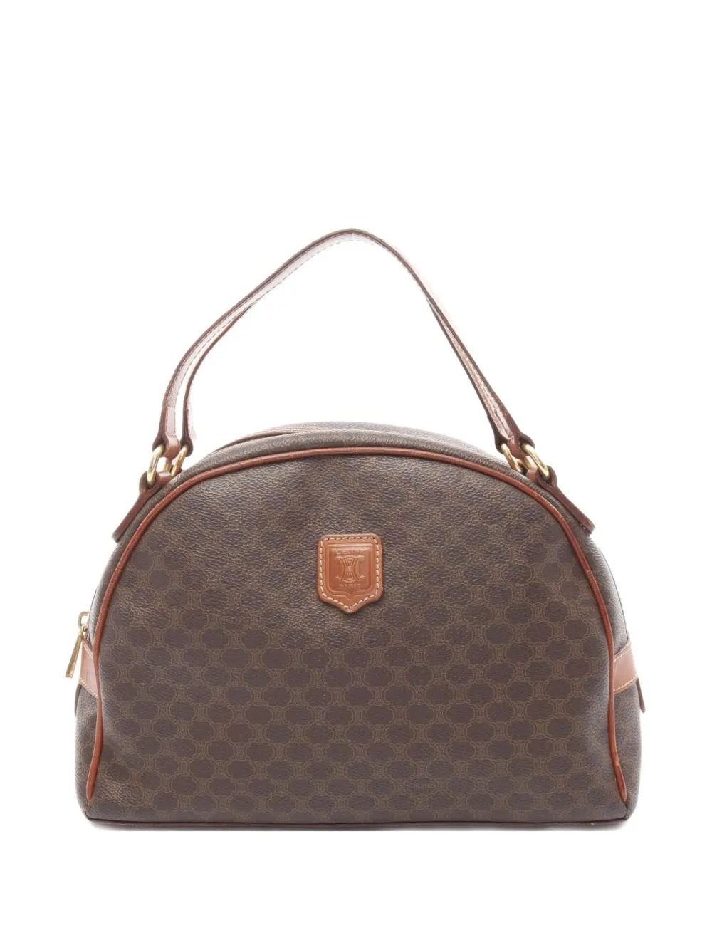 Céline Pre-Owned 00's Macadam leather tote bag | Brown | Image 1