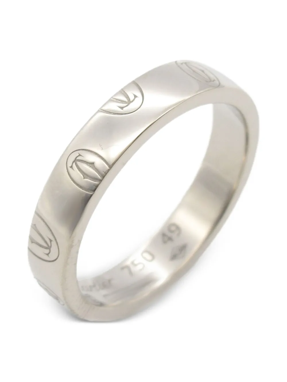 Cartier 2010 18kt white gold Happy Birthday ring | Pre-Owned | Image 2