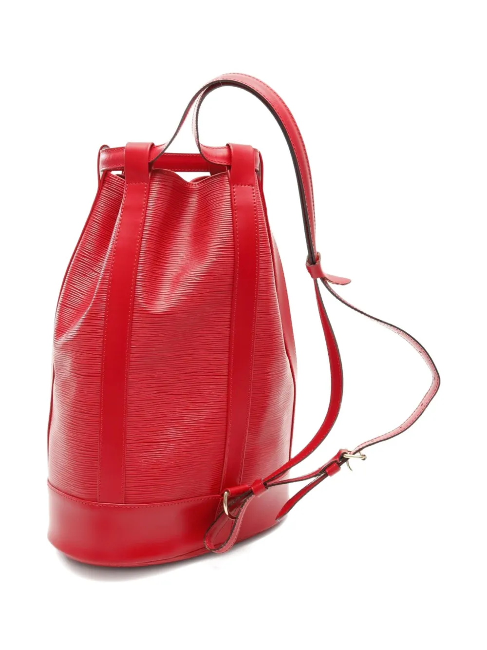 Pre-owned Louis Vuitton 1995 Randonnee Shoulder Bag In Red