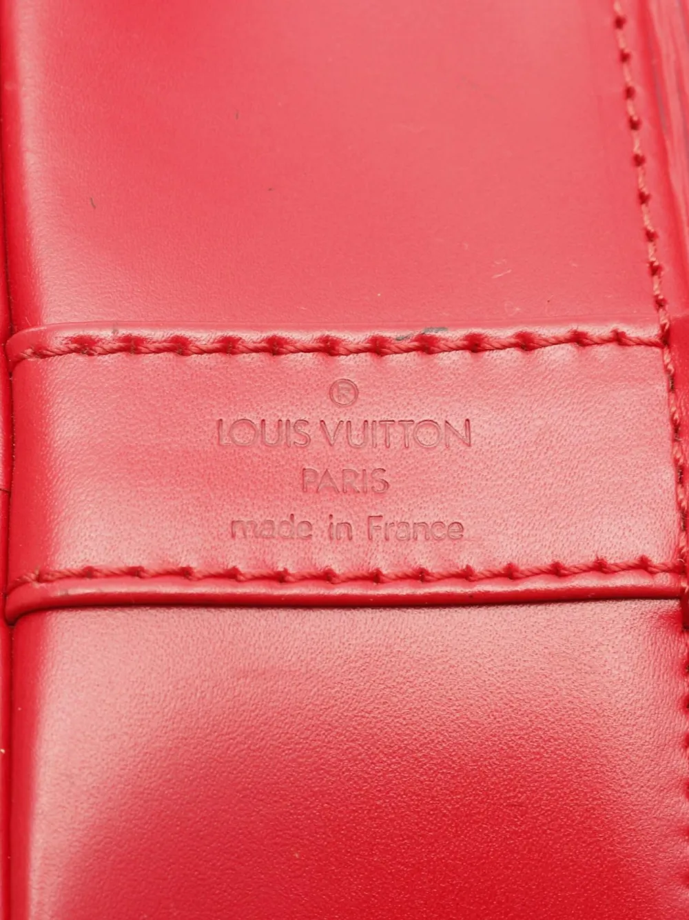 Pre-owned Louis Vuitton 1995 Randonnee Shoulder Bag In Red