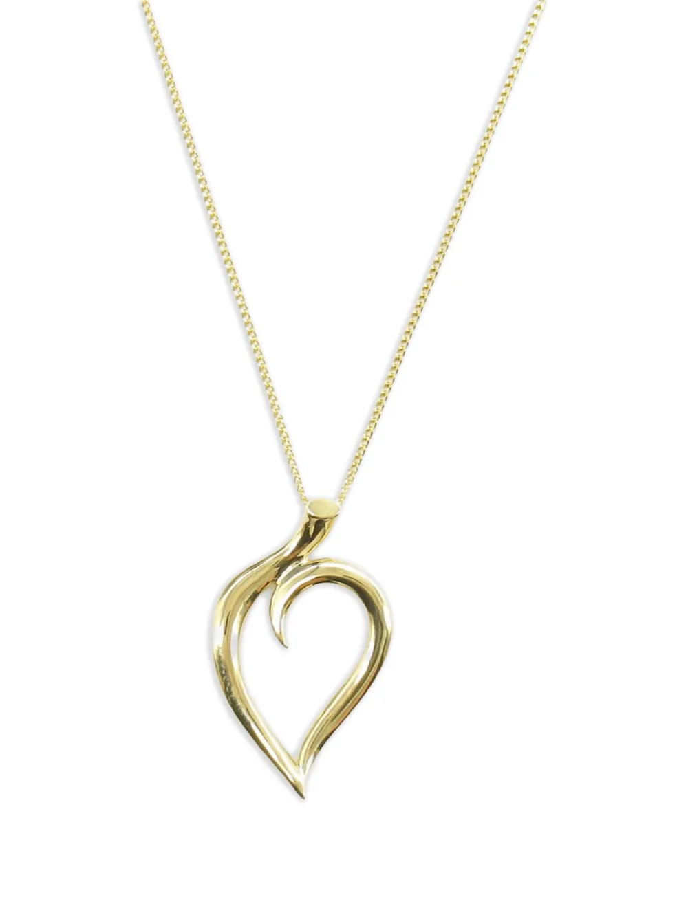 Tiffany & Co. Pre-Owned 18kt yellow gold Heart necklace | Pre-Owned | Image 2