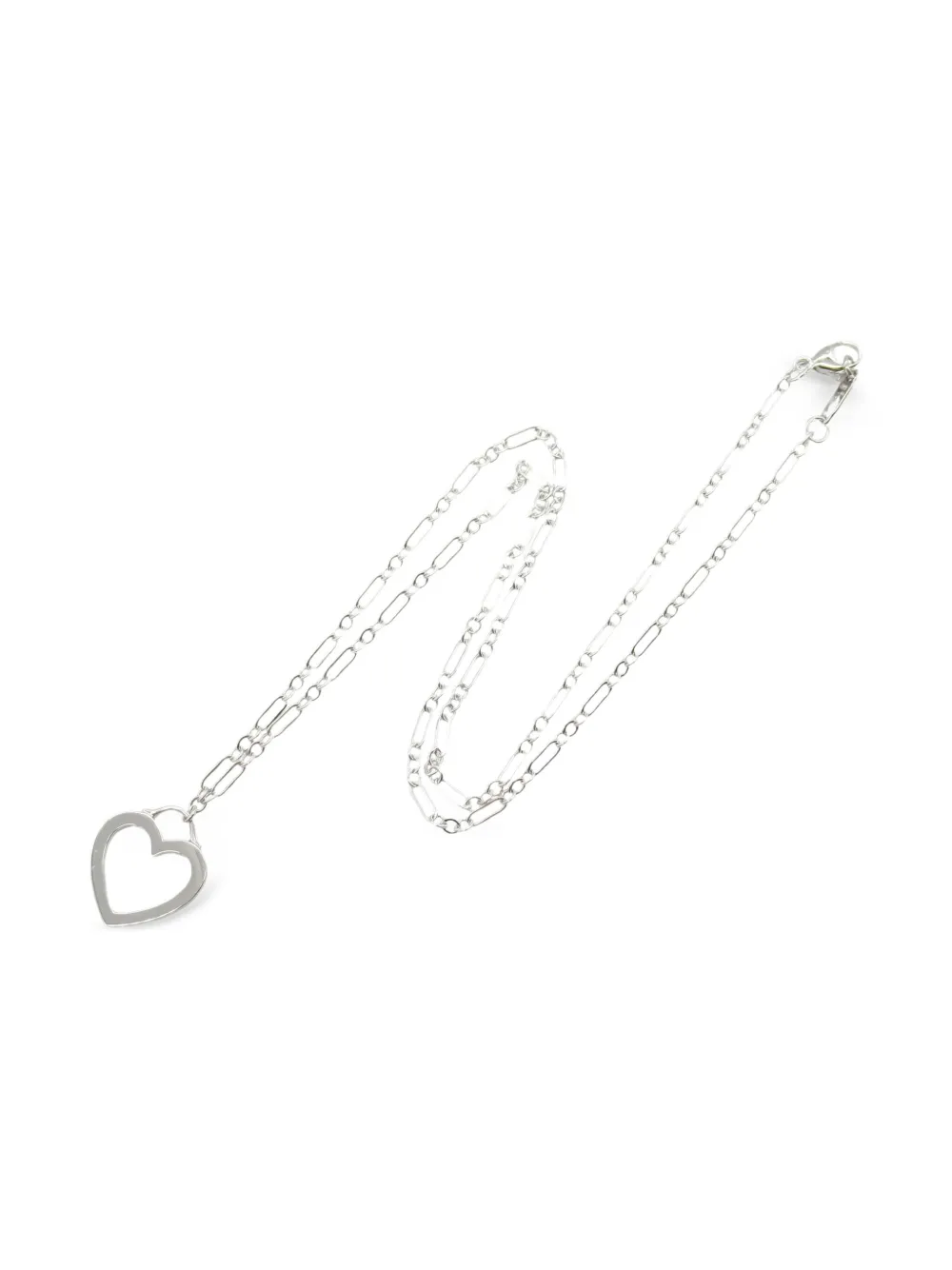Tiffany & Co. Pre-Owned 2010s 18K white gold Sentimental Heart necklace | Silver | Image 1
