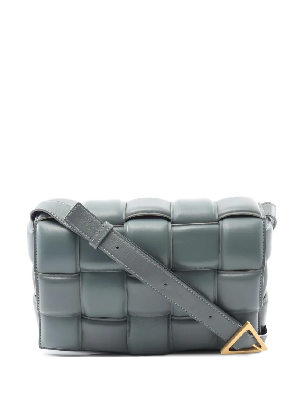 Bottega Veneta Pre-Owned 2010s Intrecciato Cassette shoulder bag - グレー Bottega Veneta Pre-Owned 2010s Intrecciato Cassette shoulder bag - グレー