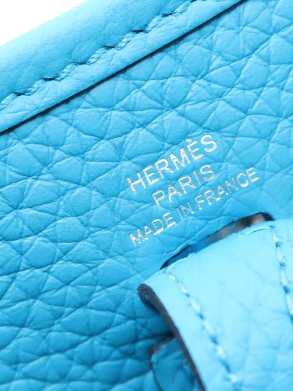 Pre-owned Hermes 2020 Evelyn Pm Crossbody Bag In Blue