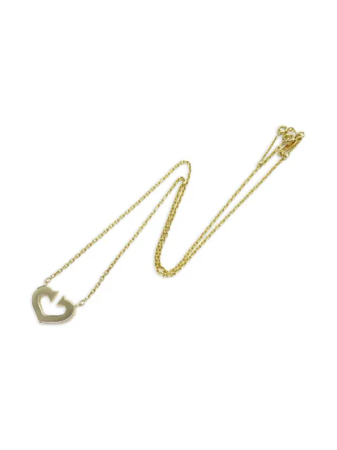 Cartier 2010s 18K Gold Heart necklace