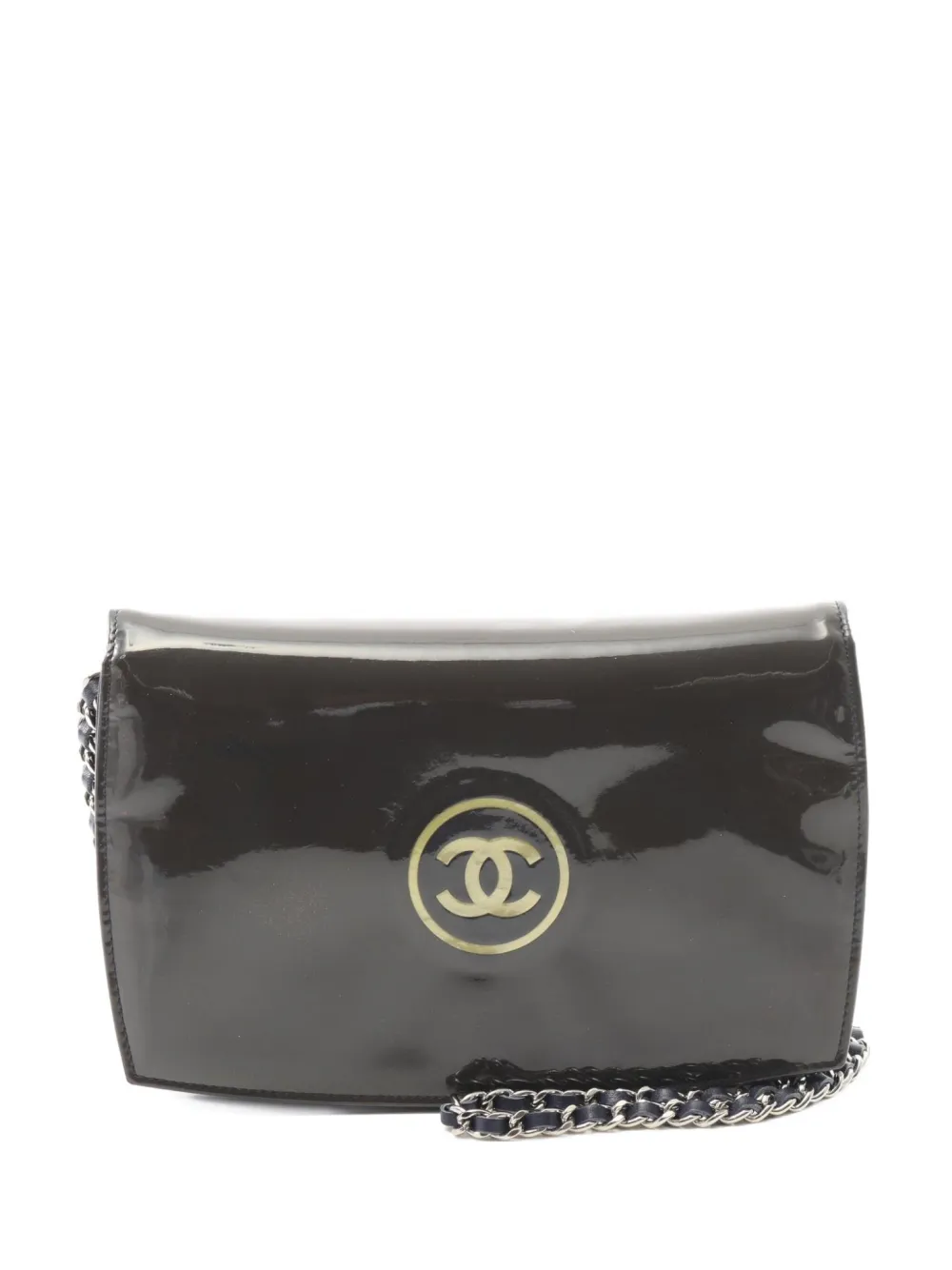 Pre-owned Chanel 2009-2010 Coco Mark Shoulder Bag In Green