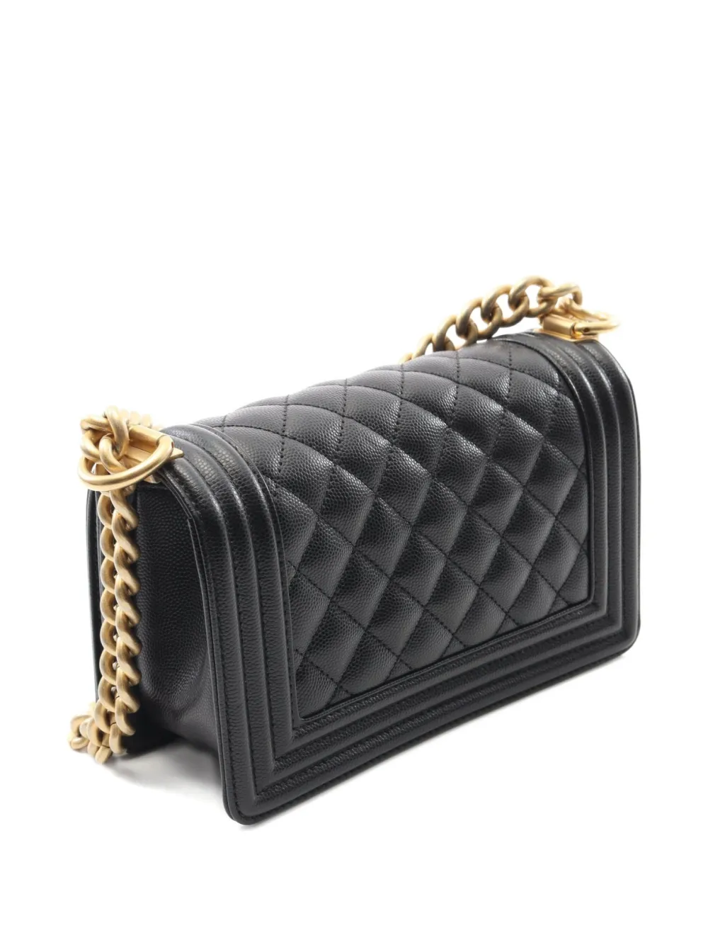 CHANEL Pre-Owned 2021 small Le Boy caviar-leather satchel bag | Pre-Owned | Image 2